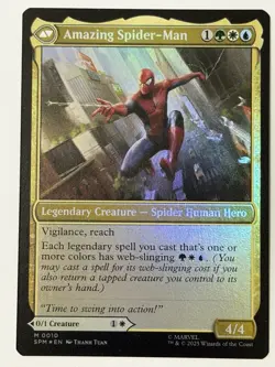 MTG Spider-Man - Peter Parker/Amazing Spider-Man #10 Foil Variant (Mythic) - Image 2