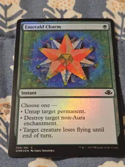 Emerald Charm FOIL Mint Dominaria Remastered MTG Magic - Image 2