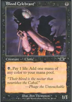Blood Celebrant - Light Play MTG Legions - Image 1