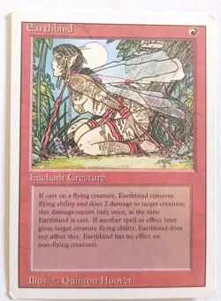 MTG MAGIC 1994 - EARTHBIND - ENCHANT CREATURE- REVISED EDITION - ENG - Image 1