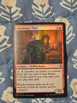 Warehouse Thief FOIL Commander Legends: Battle for Baldur's Gate Magic MTG - Image 2