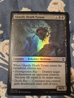 Ghastly Death Tyrant FOIL Commander Legends: Battle for Baldur's Gate Magic MTG - Image 1