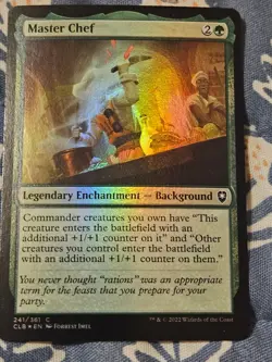 Master Chef FOIL Battle for Baldur's Gate MTG Magic - Image 1