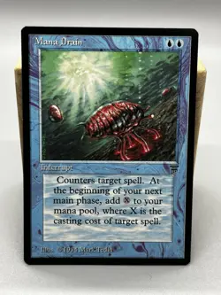 Mana Drain Legends LP MTG Magic The Gathering English Regular Rare - Image 1