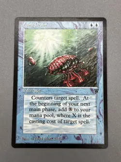 Mana Drain Legends LP MTG Magic The Gathering English Regular Rare - Image 2