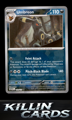 Umbreon (Poke Ball Pattern) 059/131 Pokemon Rare SV: Prismatic Evolutions Card N - Image 1