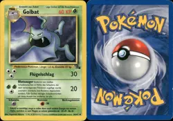 Pokemon - Fossil - 1999 - Golbat - Deutsch - EXC - 34/62 - Image 1