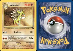 Pokemon - Fossil - 1999 - Sandamer - Deutsch - EXC - 41/62 - Image 1