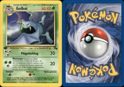 Pokemon - Fossil - 1999 - Golbat - Deutsch - EXC - 34/62 - 1 Edition - Image 1