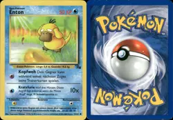 Pokemon - Fossil - 1999 - Enton - Deutsch - EXC - 53/62 - Image 1