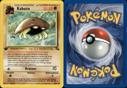 Pokemon - Fossil - 1999 - Kabuto - Deutsch - EXC - 50/62 - 1.Edition - Image 1