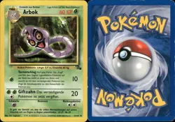 Pokemon - Fossil - 1999 - Arbok - Deutsch - GD - 31/62 - Image 1