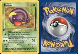 Pokemon - Fossil - 1999 - Rettan - Deutsch - EXC - 46/62 - 1.Edition - Image 1