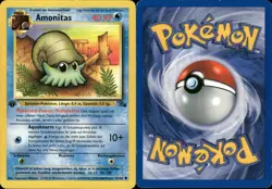 Pokemon - Fossil - 1999 - Amonitas - Deutsch - EXC - 52/62 1.Edition - Image 1