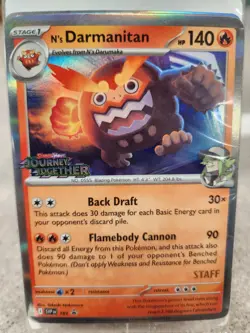 Journey Together Prerelease STAFF Promo Set (Set of 4) *SEALED* Pokemon 2025 - Image 1