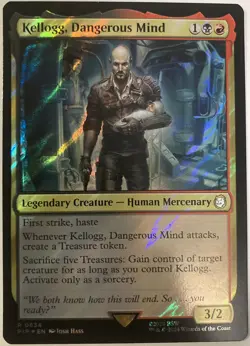 MTG Kellogg, Dangerous Mind (Surge Foil) Near Mint Foil 0634 - Image 1