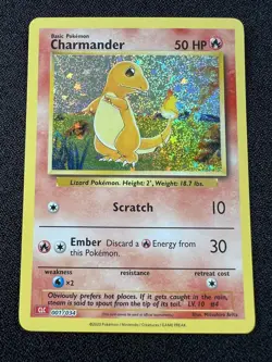 Pokemon TCG Charmander Classic Collection Trading Card Game Classic 001/034 NM - Image 1