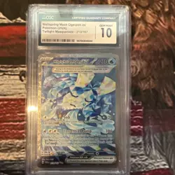 Pokemon TCG Wellspring Mask Ogerpon EX Holo Card Twilight Masquerade Sir 213/167 - Image 1