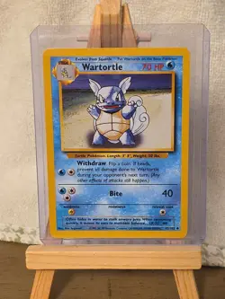 Pokemon Base Set Wartortle Card #42/102 1999 WOTC TCG, NM - Image 1