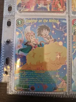 Together On The Nimbus SPR Bt28-074 Dragonball Super Card Game Goku Chi-chi - Image 1