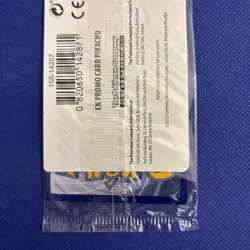 Pokemon GO Prerelease Pikachu Holo Foil Promo Card 028/078 Sealed - Image 2