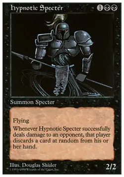 MTG Hypnotic Specter, Anthologies, Heavily Played, English - Image 1