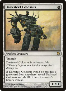 mtg magic darksteel colossus ENGLISH colosse de sombracier - Image 1