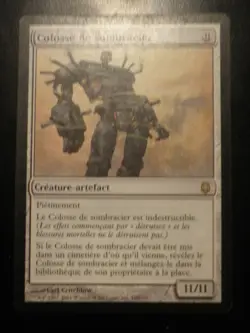 mtg magic darksteel colossus FRENCH vf fr colosse de sombracier - Image 1