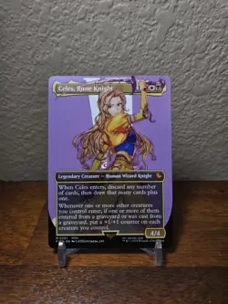Celes, Rune Knight (Borderless) Commander MTG Final Fantasy Regular - Image 1