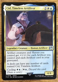 MTG Final Fantasy, Cid, Timeless Artificer 0216 - Image 1