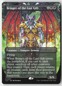MTG - Bringer of the Last Gift (Borderless) R The Lost Caverns of Ixalan 337 LP- - Image 1