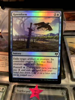 MTG Ravenform Kaldheim 072/285 Foil Common - Image 1