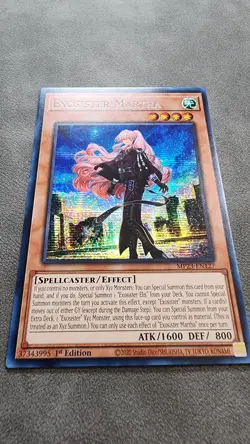 Yugioh x1 Exosister Martha MP23-EN127 Prismatic Secret Rare 1st Ed NM - Image 2