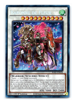 Baronne de Fleur - RA01-EN034 - Collector's Rare - 1st Edition Yugioh - Image 1