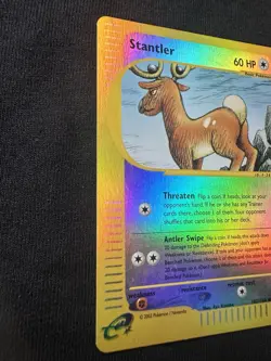 Pokemon TCG Card E Series Skyridge Stantler 102/144 Reverse Holo E Reader - Image 2