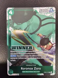 One Piece Card Game - Roronoa Zoro - Winner Promo Foil (ENG) EB02-019 - Image 1