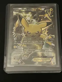 Pikachu EX XY124 XY Promos Holo Card English NM Condition - Image 1