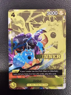 One Piece Card Game - Jinbe - Winner Promo Foil (ENG) EB02-055 - Image 1
