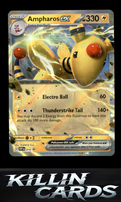 Ampharos ex - 016 016 Pokemon Promo SV: Scarlet & Violet Promo Cards Card NM - Image 1