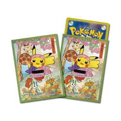 Pokemon Card Game Deck Shield Hanagasa Festival Pikachu [Green] - Image 2
