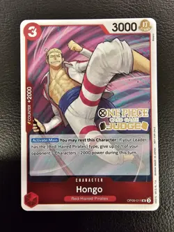 One Piece Card Game - Hongo OP09-011 Promo Judge ENG - Image 1