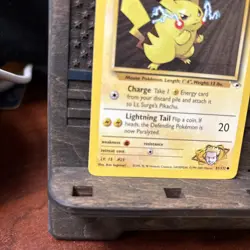 Pokemon Card - Lt. Surge's Pikachu Gym Heroes 1st Edition 81/132 Nice NM!! - Image 5
