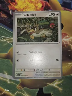 Pokemon TCG Farfetch'd Scarlet & Violet-151 083/165 Regular Common CCG Card NM - Image 1