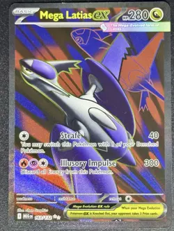 Mega Latias ex 163/132 Ultra Rare ME01: Mega Evolution Pokemon Card TCG NM - Image 1
