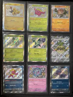 9 Pokemon Paldean Fates Shiny Card Lot NM - Image 1