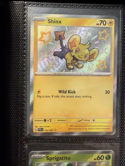 9 Pokemon Paldean Fates Shiny Card Lot NM - Image 2