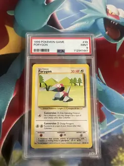Porygon 39/102 Base Set PSA Graded 9 Pokemon Trading Card Game - Image 1