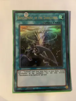 BLRR-EN093 Banishment of the Darklords Ultra Rare 1st Edition Mint YuGiOh Card - Image 1