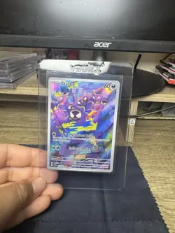 Pokemon TCG Gastly Illustration Rare IR Holo Card 177/162 Temporal Forces NM - Image 1