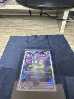 Pokemon TCG Gastly Illustration Rare IR Holo Card 177/162 Temporal Forces NM - Image 3